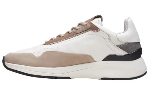Clarks CoastLite Lo British Knight Collection Leather Low top Casual Shoes Men's White