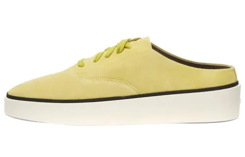 Fear Of God Canvas Lace Up Low top Skateboard Shoes Men's Grass Green