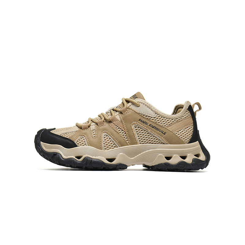 FAIRWHALE Textile, Synthetic Leather Low top Hiking Shoes Men’s