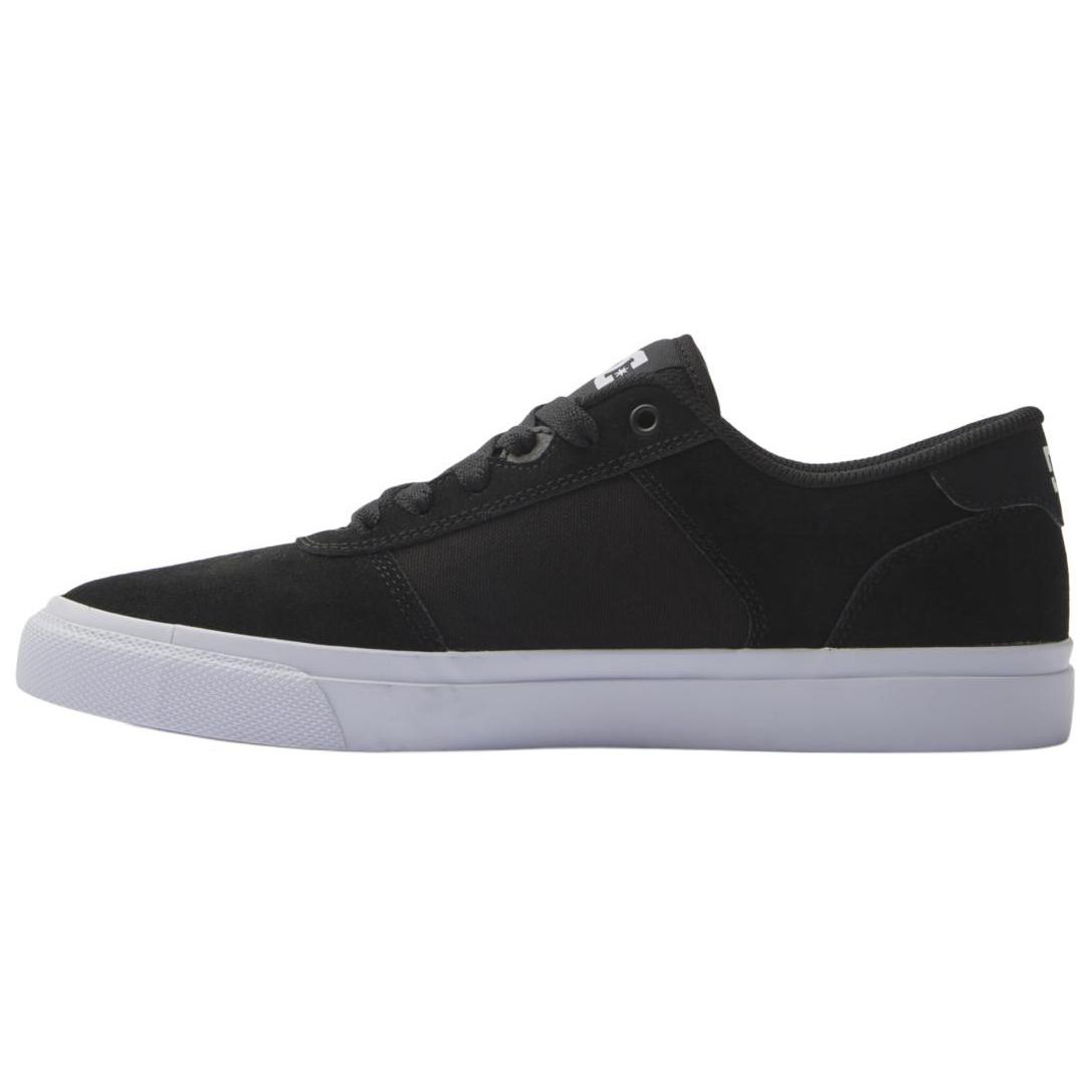 DC Shoes Teknic Leather Low top Skateboard Shoes Men's Black