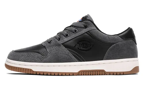 Dickies Versatile Fashion Panda Casual Shoes Men's Black Gray