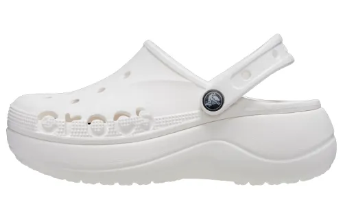 Crocs Classic Baya Platform Slide 'White' Women's