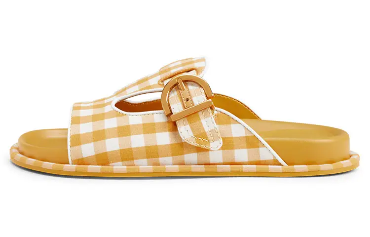 CHARLES&KEITH Slide Slippers Women's Yellow