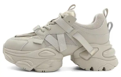 BELLE PU, Textile Chunky Sneakers 6cm Women's