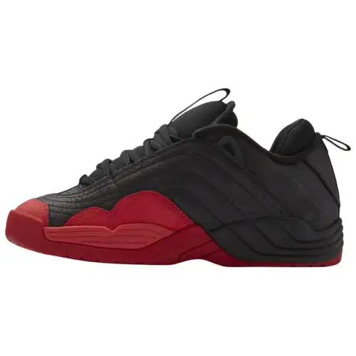 DC Shoes Leather Low top Casual Shoes Men's Black Red