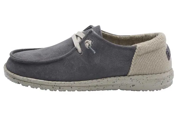 Heydude Skateboard Shoes Women's Low Top Dark Gray