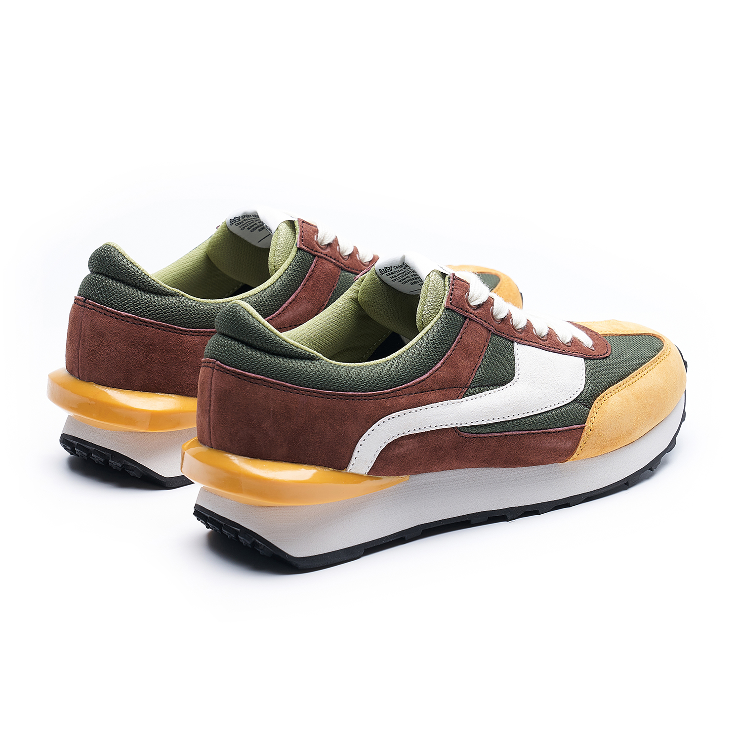 JACLAR Running Shoes Unisex Brown Green