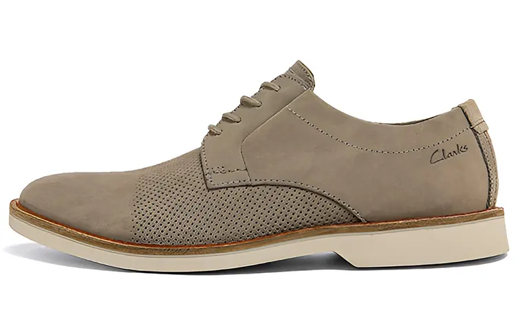 Clarks Cow Leather Men's Casual Shoes Men's Light Gray
