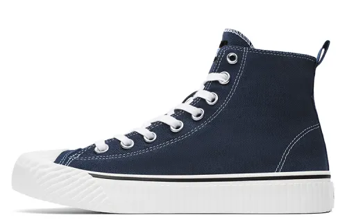 Dickies Canvas Shoes Unisex High Top Blue