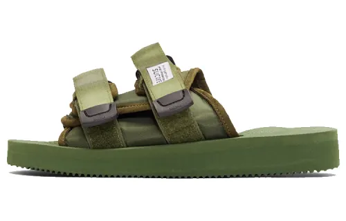 Suicoke Abrasion Resistant Rubber Sole Abrasion Resistant Abrasion Resistant Slide Slippers Men's Green