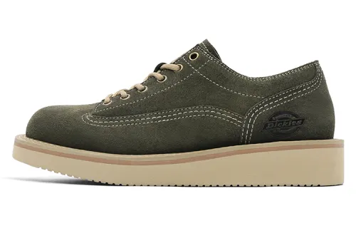 Dickies Leather Thermal Abrasion Resistant Cushioning Outdoor Boots Men's Army Green