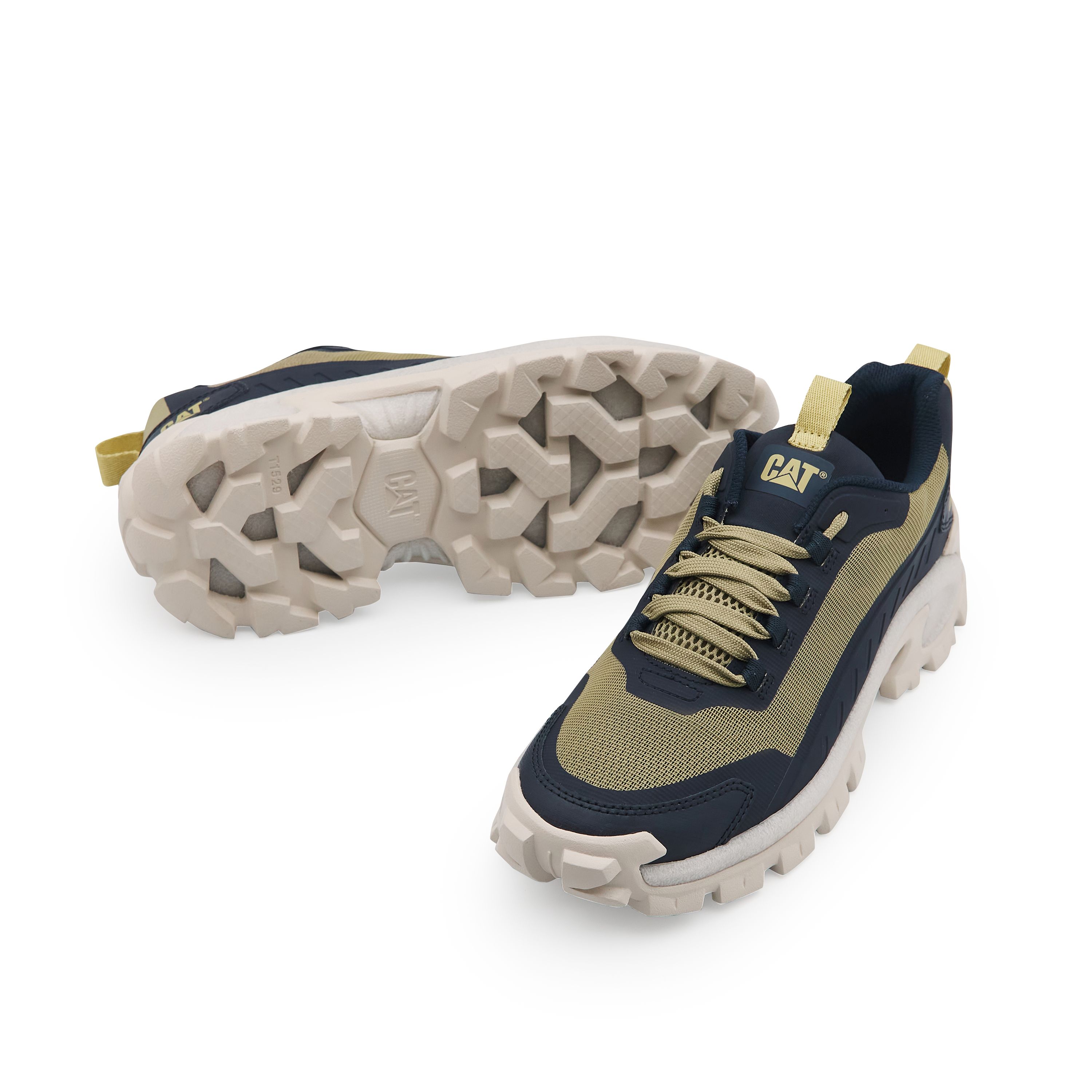 CAT Fashion Versatile Athletic Shoes Outdoor Shoes Unisex Black Green