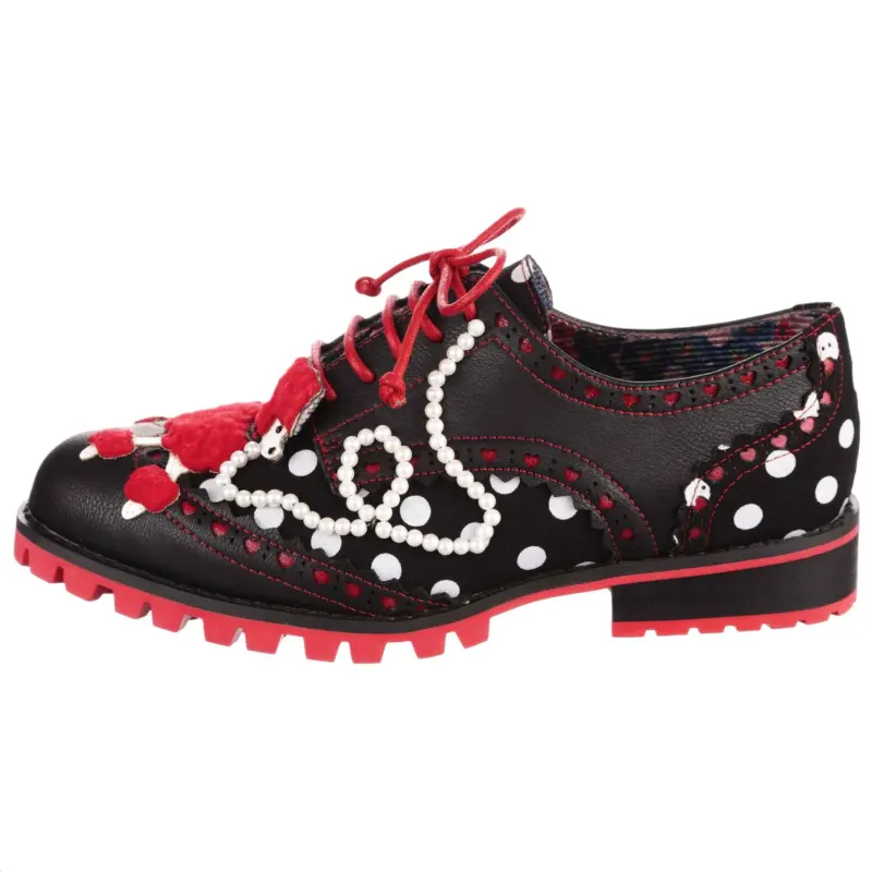 IRREGULAR CHOICE Pu Casual Shoes Women's Black