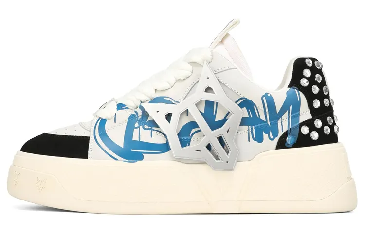 Naked Wolfe Kosa Stylish Skateboarding Shoes Men's White