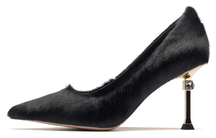 PACO GIL High Heels Women's Low Top Black