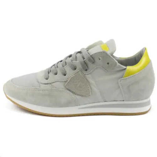 PHILIPPE MODEL Leather Low top Casual Shoes Women's Gray