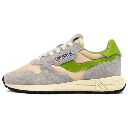 AUTRY Nylon Low top Casual Shoes Women's Beige Green