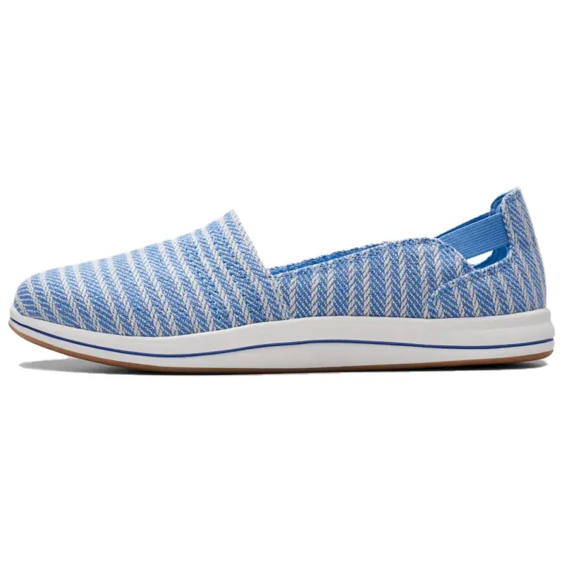 Clarks Fabric Low top Casual Shoes Women's Blue White