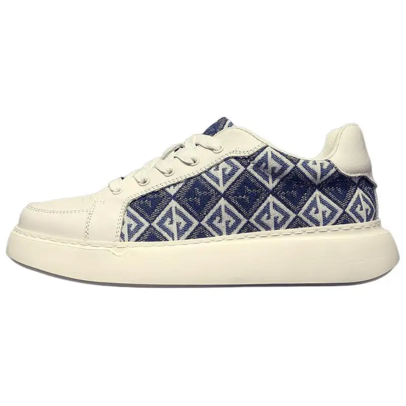 JANE HARLOW Fabric Low top Casual Shoes Men's White