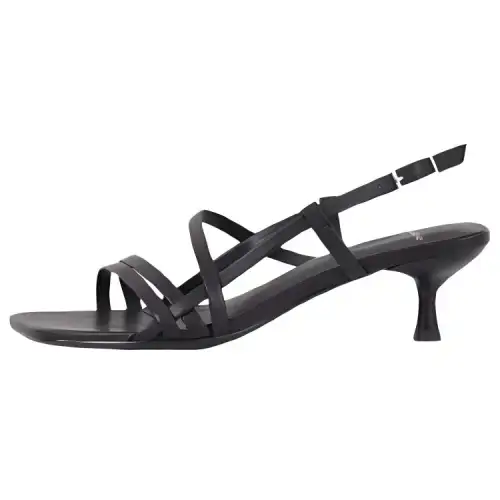 VAGABOND SHOEMAKERS Leather One Strap Sandals 4.7CM Women's Black