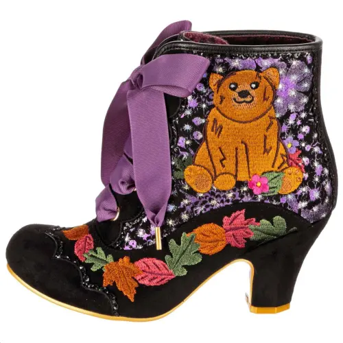 IRREGULAR CHOICE Pu Ankle Boots 7cm Women's Black