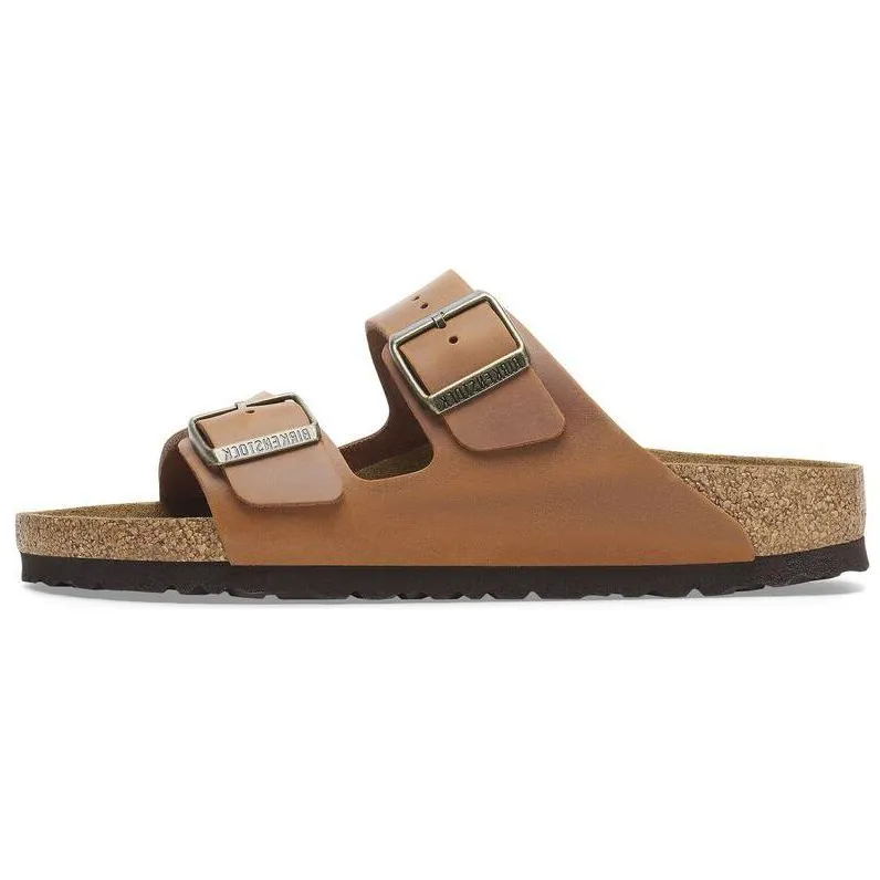 Birkenstock Arizona Abrasion Resistant Abrasion Resistant Slide Slippers Unisex Brown Regular