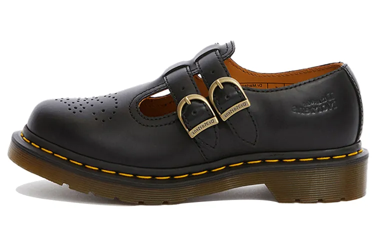 Dr.Martens 8065 Mary Jane Leather Flat Shoes Women's Black