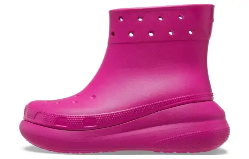 Crocs Classic Crush Boots 'Fuchsia Fun' Women's