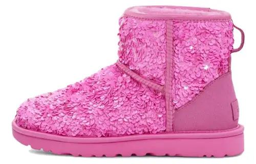 UGG Classic Mini Chunky Sequin Boot Echinacea Women's