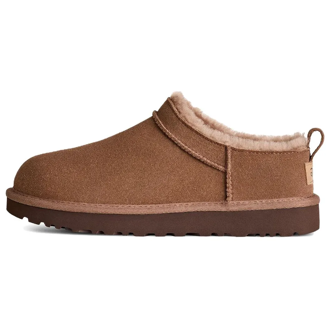 UGG Classic Heritage Cow Split Leather Abrasion Resistant Fleece Lined, Casual Fashion Ankle Length Snow Boots Women's