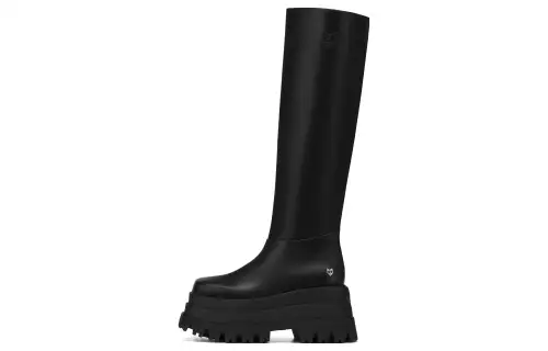 Naked Wolfe Sasha Leather Knee high Boots Women's Black
