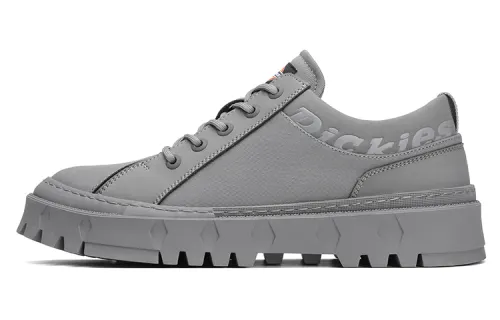 Dickies Patchwork Collection Leather Abrasion Resistant Slip Resistant Ankle Length Outdoor Boots Men's Gray