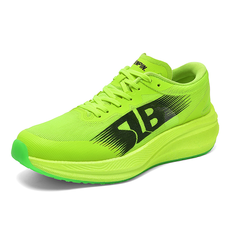 CENPIN Textile, TPU Low top Cushioning Slip Resistant Abrasion Resistant Full Length Nylon Plate Running Shoes Unisex