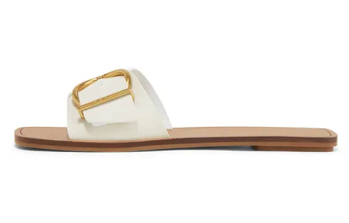 CHARLES&KEITH Composite Sole Slide Slippers Women's Pink White