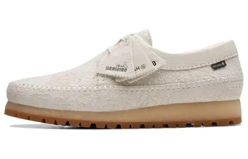 Clarks Suede Casual Shoes Men's White