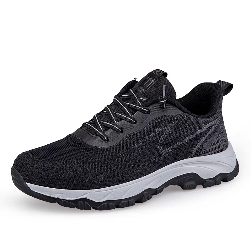 RONGSHI Fabric Cushioning Breathable Slip Resistant Soft Sole Casual Sports Running Shoes Unisex