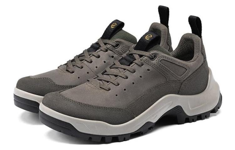 Ecco Trail Running Cushioning Abrasion Resistant Slip Resistant Low top Outdoor Shoes Men’s Brown White