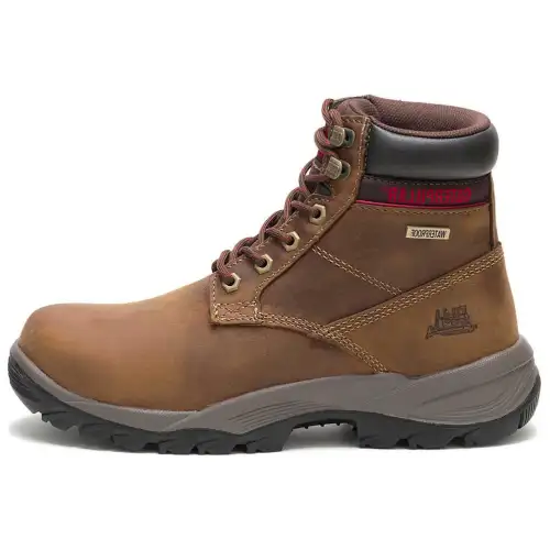 CAT Dryverse 6 Leather Short Outdoor Boots Women's Brown