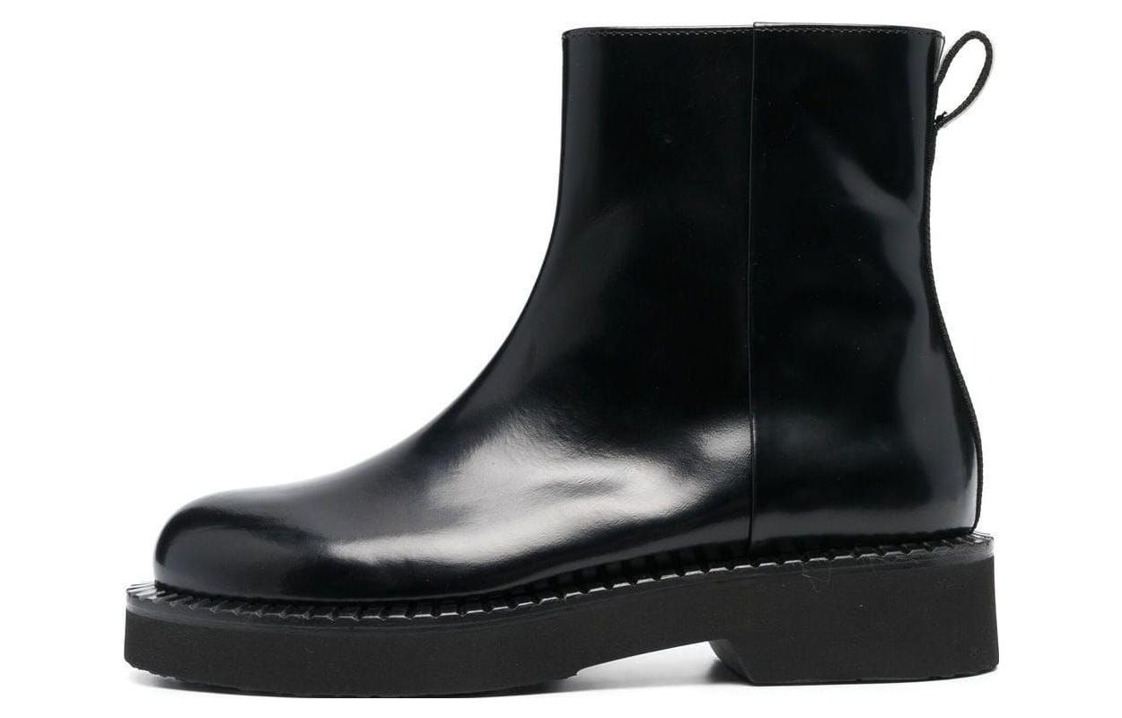PREMIATA Cow Leather Comfortable And Trendy Ankle Boots Women's Black