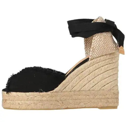 Castañer Wedge Heel High Heels Women's Black