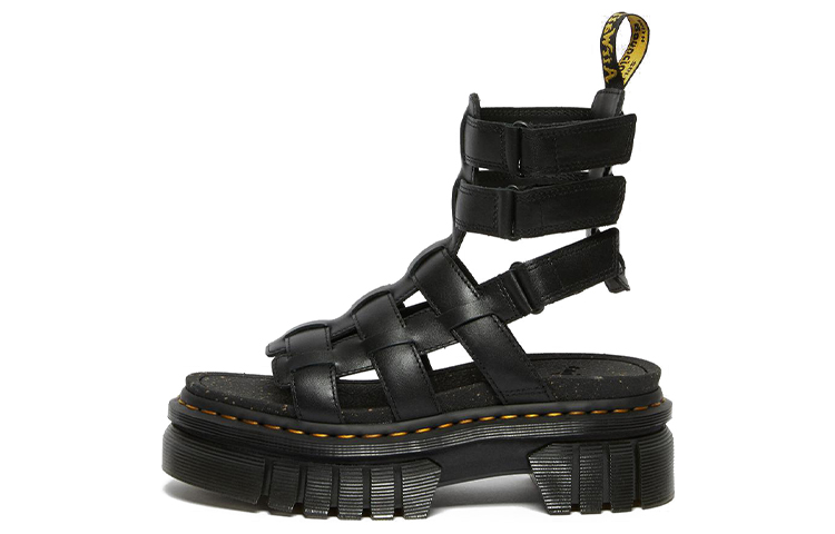 Dr.Martens Martin Leather Thick Sole Casual Fashion Sandals Women's Black