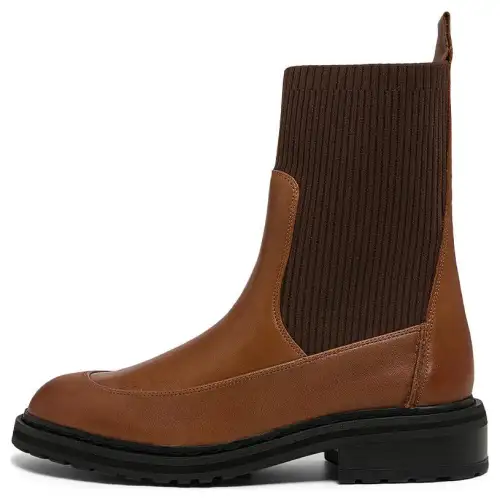 Clarks Cow Leather Ankle Boots Women's Brown