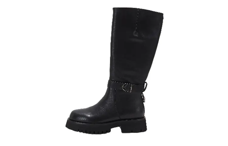 Teenie Weenie Cow Leather Knee high Boots Women's