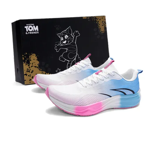 TALKING TOM Talking Tom Cat Eurowind Carbon Horse Pro Comfortable Casual Jogging Classic Retro Trend Fashion Versatile Rebound Mesh Low-top Running Shoes Same Style for Men and Women