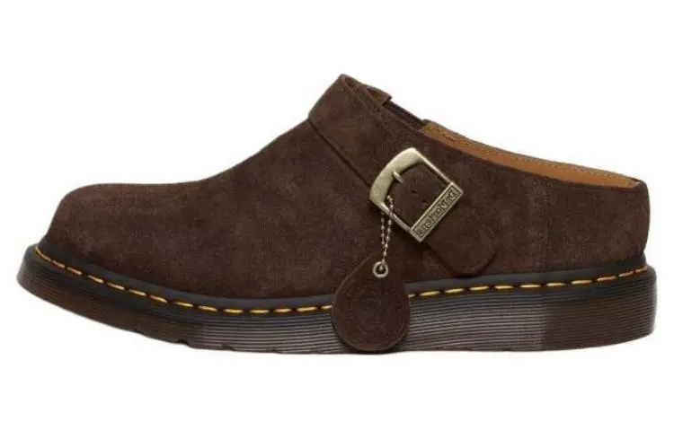 Isham Dr.Martens Desert Oasis Suede Mule 'Dark Brown'