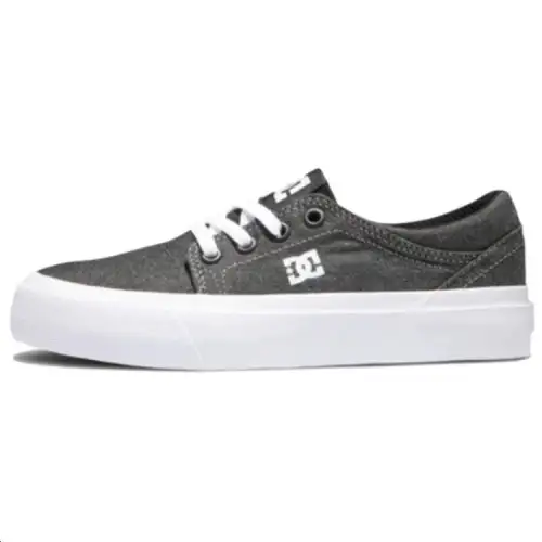 DC Shoes Abrasion Resistant Cushioning Abrasion Resistant Cushioning Low top Canvas Shoes Unisex Gray