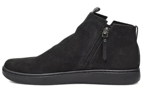 UGG Pismo Cowhide Zipper Skateboarding Shoes Black