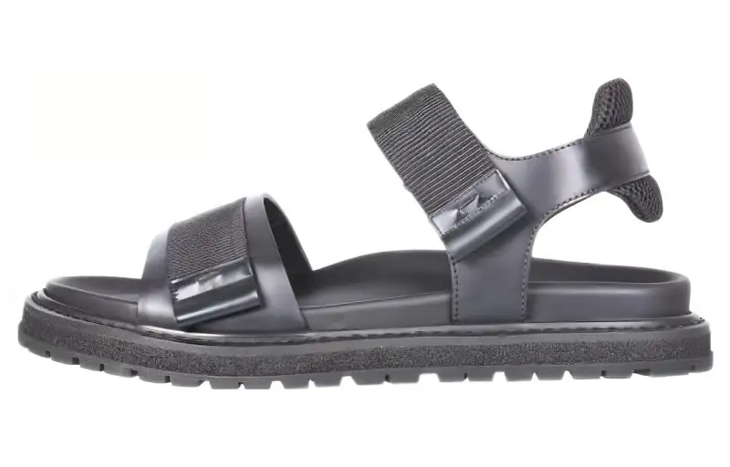 PREMIATA Round Toe Touch Strap Design Sandals
