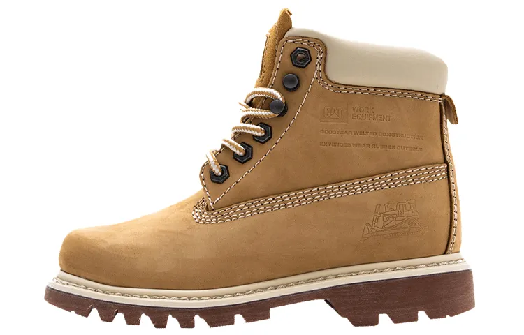 CAT Outdoor Boots Women's Brown Yellow