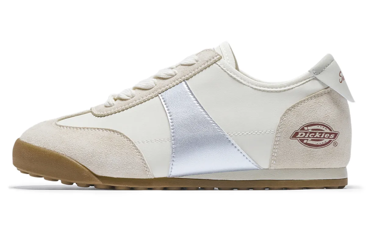 Dickies Synthetic Leather, Split Cow Leather Lightweight Low top Casual Shoes Women's Beige